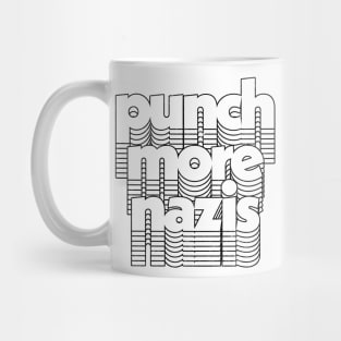 Punch More Nazis / Anti-Fascism Original Design Mug